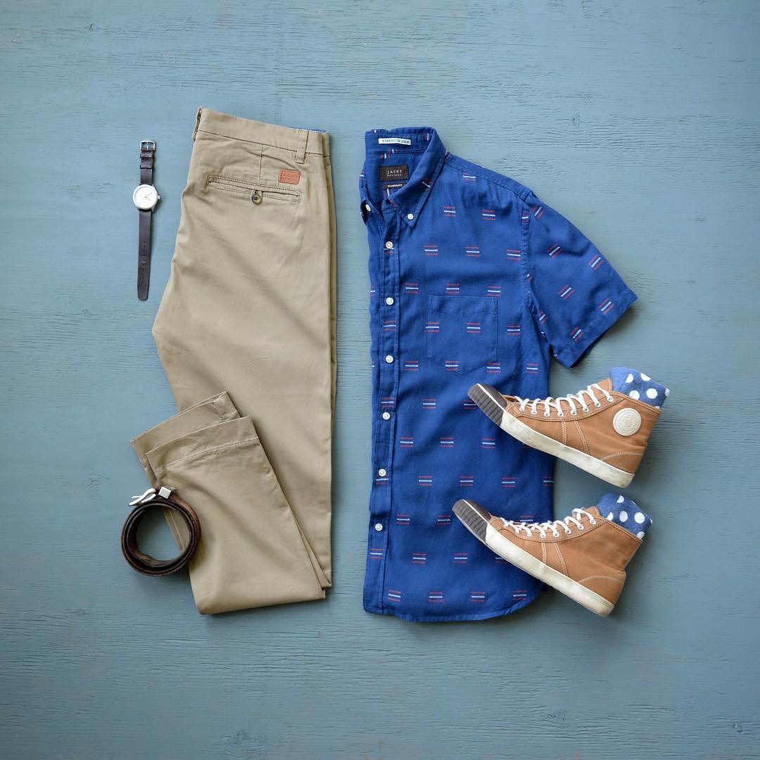 Men's fashion with vintage vibes and fun patterns