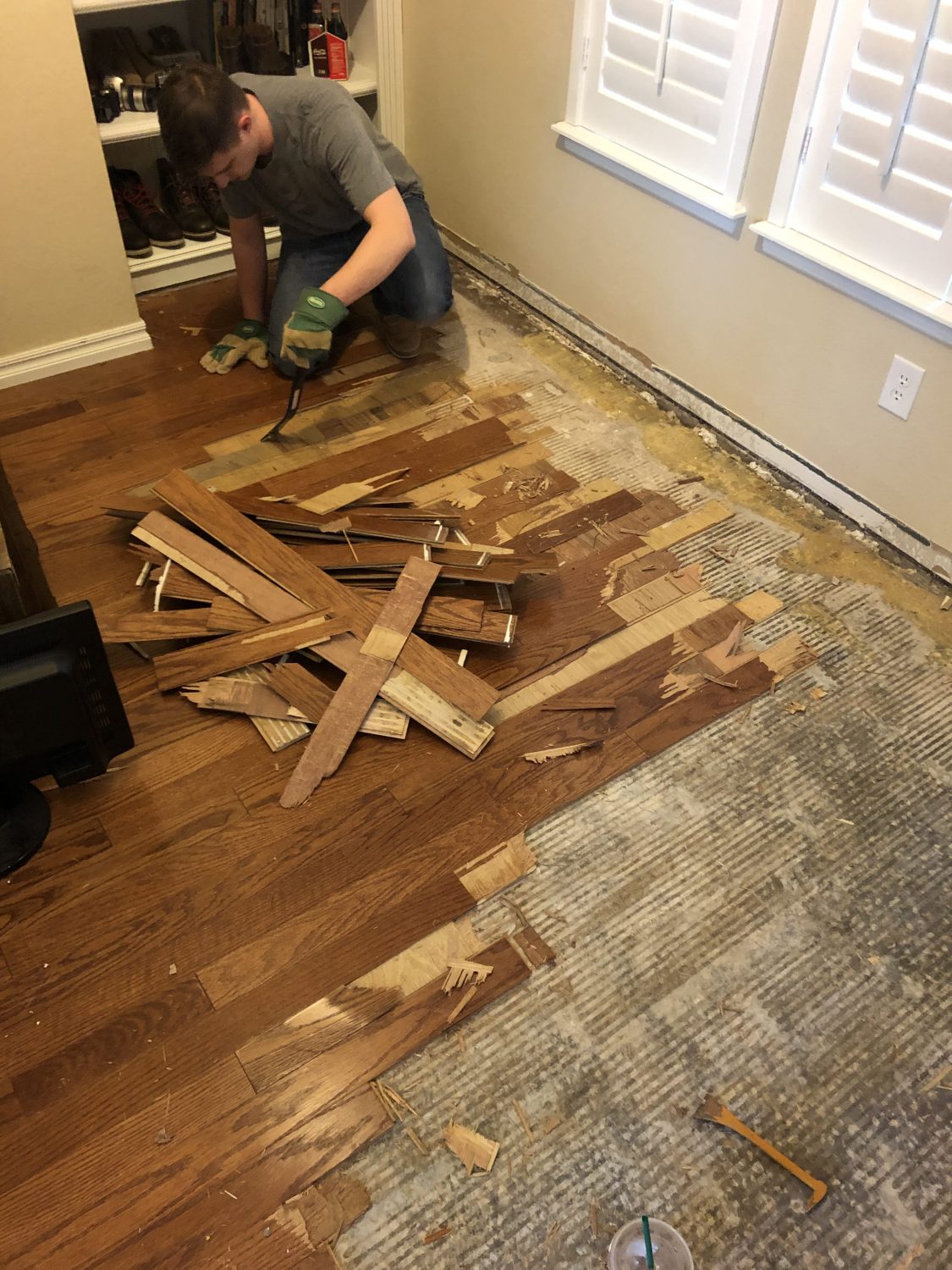 Removing Office Flooring